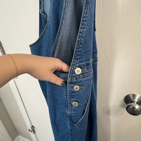 NWOT Denim Overalls - Picture 5 of 7